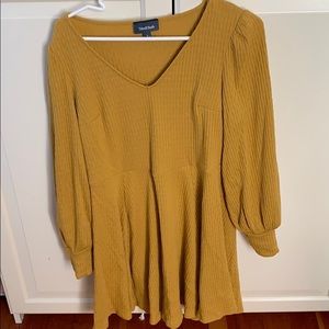 ModCloth mustard dress